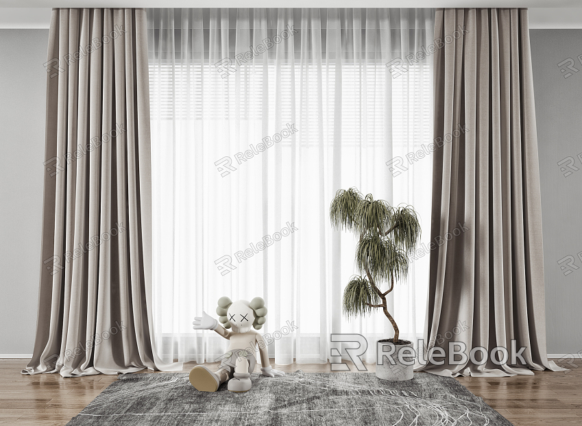 Modern Curtains model