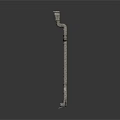 Industrial Metal Pipe Equipment With Curved Structure And Connecting Parts
