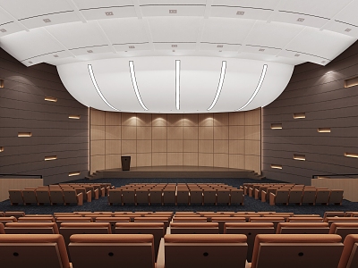 Style Report Hall Report Hall Lecture Hall Performance Hall Cinema Concert Hall Cinema Line Cinema 3d model