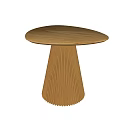 Nordic Solid Wood Simple Side Table Coffee Table Creative Casual Coffee Table Mushroom Table Homestay Small Round Table 3d model