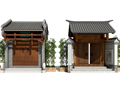 Chinese entrance model