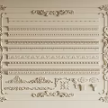 Decorative Gypsum Cornice Molding With Various Intricate Patterns For Home Interior Ceiling Wall Trim