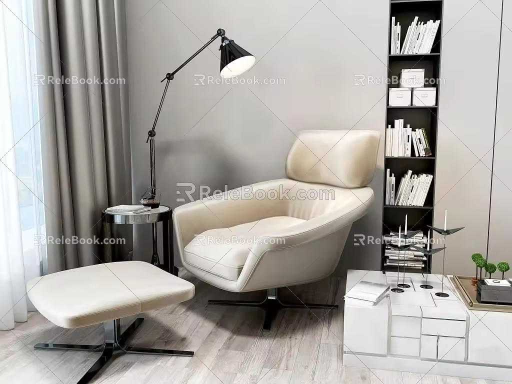 Single sofa 3d model