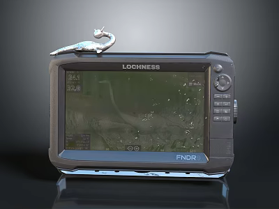 Lochness FNDR Electronic Device With Bird Decor And Display Screen For Daily Use 3d model