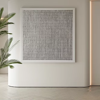 modern decorative painting 3d model