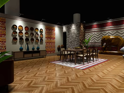 Modern Exhibition Hall Commercial Exhibition Hall 3d model