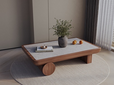 Modern coffee table model