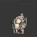 Modern Robot Mech Warrior Machine Battlearm Mechanical Battlearm Machine Warrior 3d model