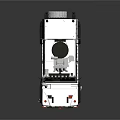 Camouflage Military Vehicle With Antenna Equipment White Wheels And Sturdy Design