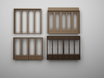 Chinese window 3d model