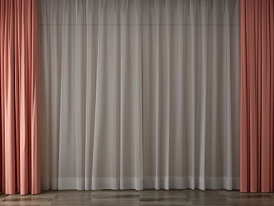 Modern Curtains 3d model