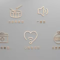 Functional Room Themed Hanging Ornaments for Music Rehearsal Broadcasting Health Care Counseling and Weight Measurement