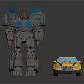 Modern Transformers Gauda Warrior Gauda Mecha Warrior 3d model