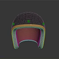 High Quality Black And Orange Tactical Weapon With Helmet Shaped Design And Leather Lining