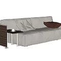 cassina modern multiplayer sofa art 3d model