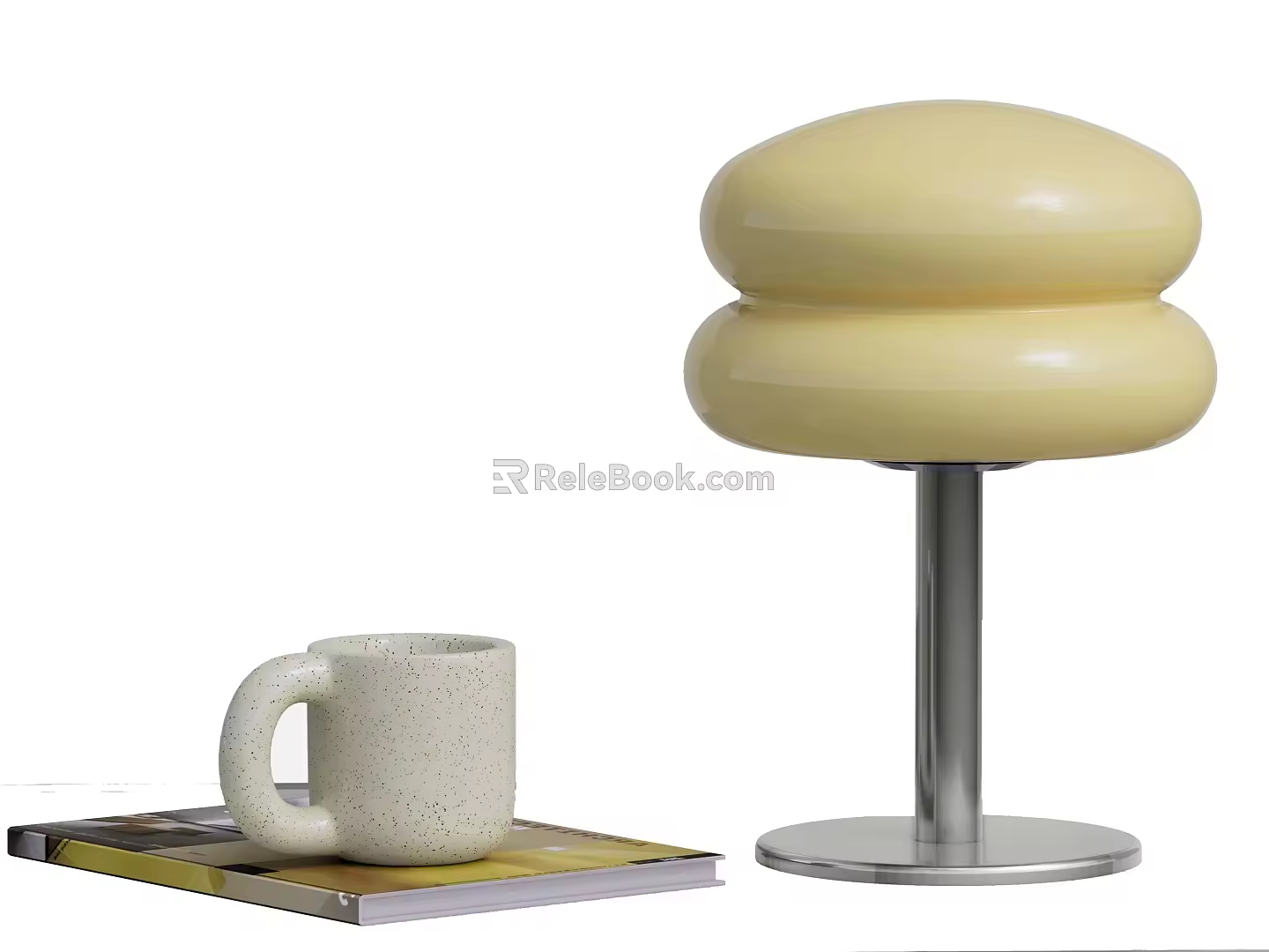 Nordic Table Lamp Cream Table Lamp Middle Ancient Table Lamp 3d model