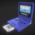 Modern game machine cartoon game machine 3d model