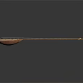 Traditional Wooden String Instrument With Long Neck Circular Body And Tuning Pegs