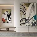 modern decorative painting 3d model