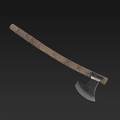 Axe Axe Weapon Wood Axe Tomahawk 3d model