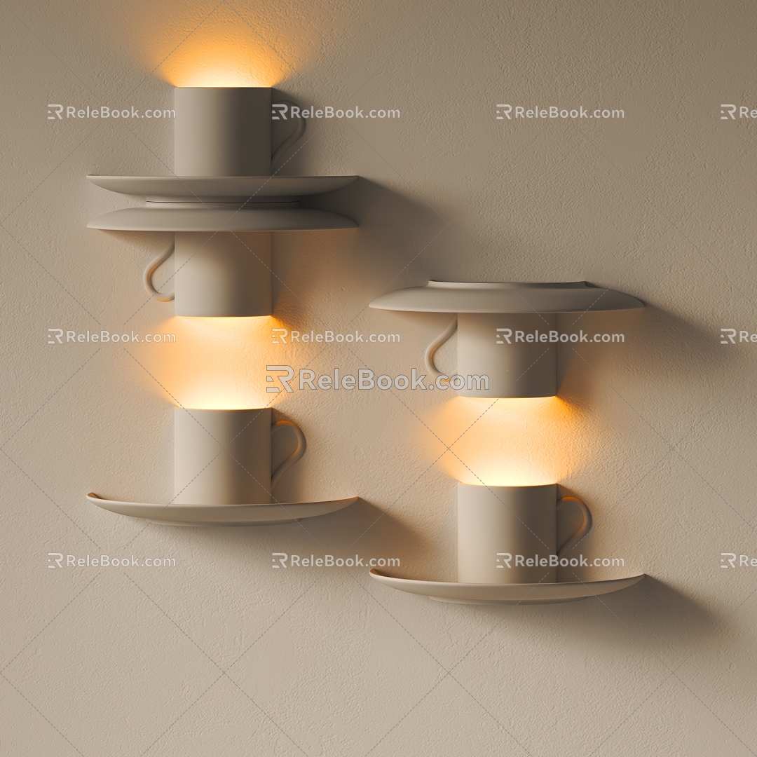 Modern wall lamp 3d model