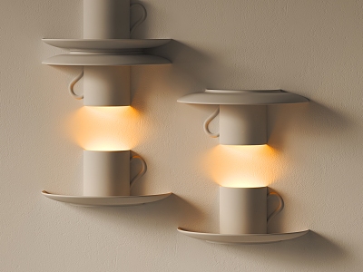 Modern wall lamp 3d model