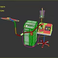 Advanced Clinical Medical Equipment With Display Screen IV Infusion Stand And Treatment Probe