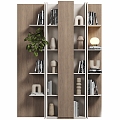 Modern Bookcase Decorative Cabinet Display Cabinet Storage Cabinet Entrance Cabinet Decorations 3d model