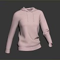 Pink Hoodie With Drawstring Design Soft Comfortable Fabric For Casual Wear