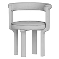 Modern Leisure Chair With Black Wooden Frame Beige Cushion And Armrest Design