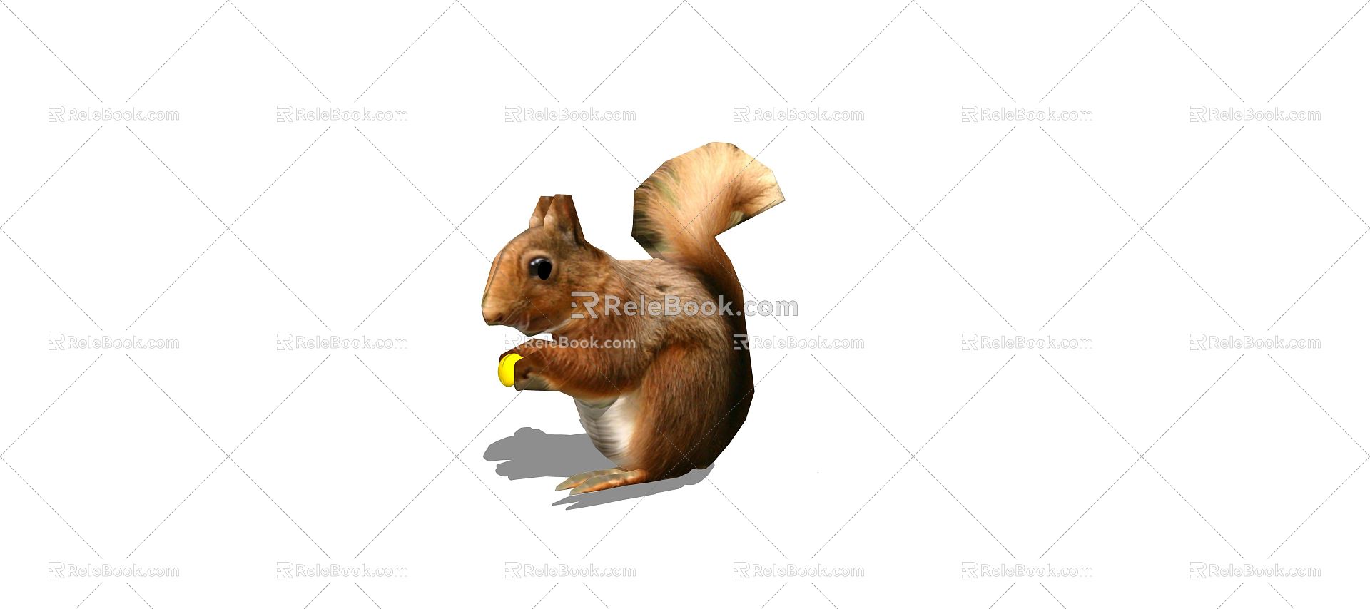 Modern Squirrel Little Squirrel 3d model