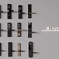 Minotti Door Handles Collection Featuring Various Modern Designs and Styles