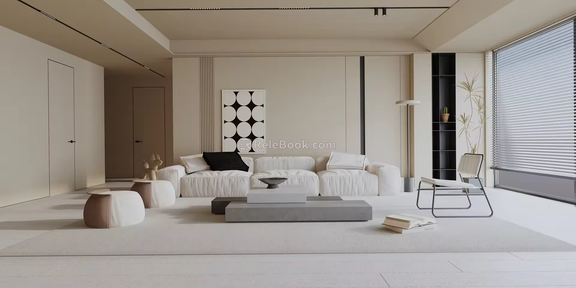 Sofa combination 3d model