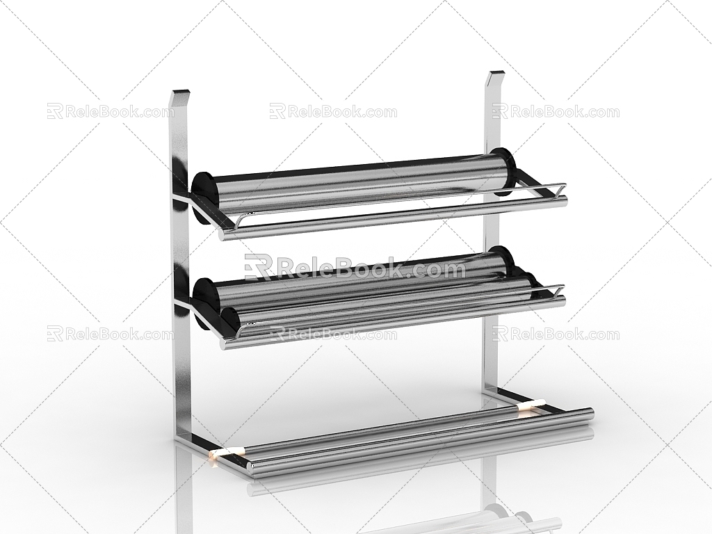 Modern seasoning rack 3d model