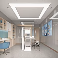 Modern Hospital Outpatient Clinic Interior With Medical Equipment Office And Natural Light