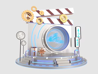 Modern beauty Chen trend point beauty Chen 3d model
