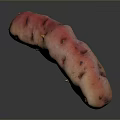 Fresh Prickly Pear Fruit with Pink Purple Skin and Small Yellow Spots