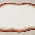 modern shaped carpet shaped irregular carpet 3d model