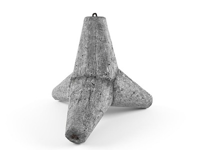 Stone pier 3d model