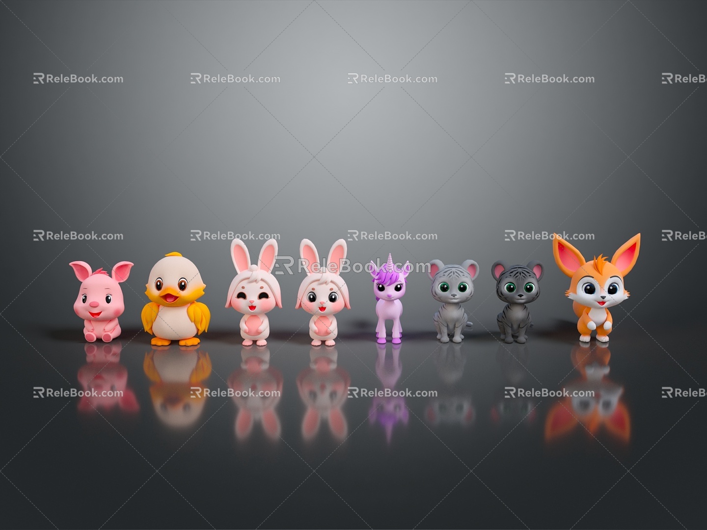 Cartoon Characters Cartoon Animals Cartoon Small Animals Game Characters Virtual Characters Anime Characters Cartoon Elves 3d model