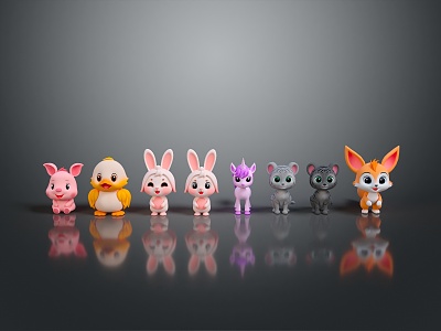 Cartoon Characters Cartoon Animals Cartoon Small Animals Game Characters Virtual Characters Anime Characters Cartoon Elves model