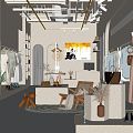 Modern Clothing Store 3d model