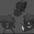Industrial Equipment Metal Blowers With Different Designs And Impellers For Industrial Applications