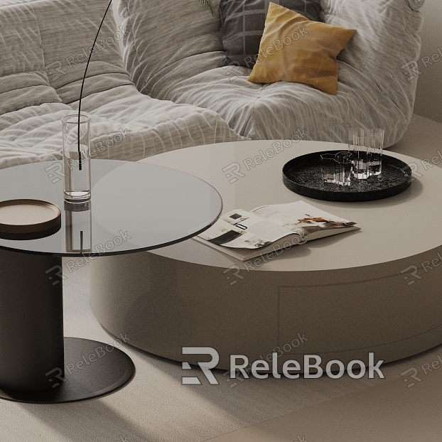 Modern coffee table model