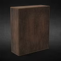 Wooden Open Cabinet With Multiple Shelves For Modern Storage Solutions