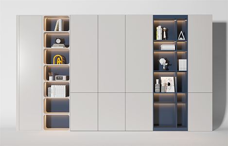 Modern Decorative Cabinet 3d model