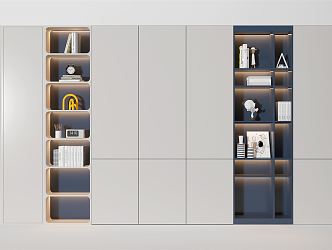 Modern Decorative Cabinet 3d model