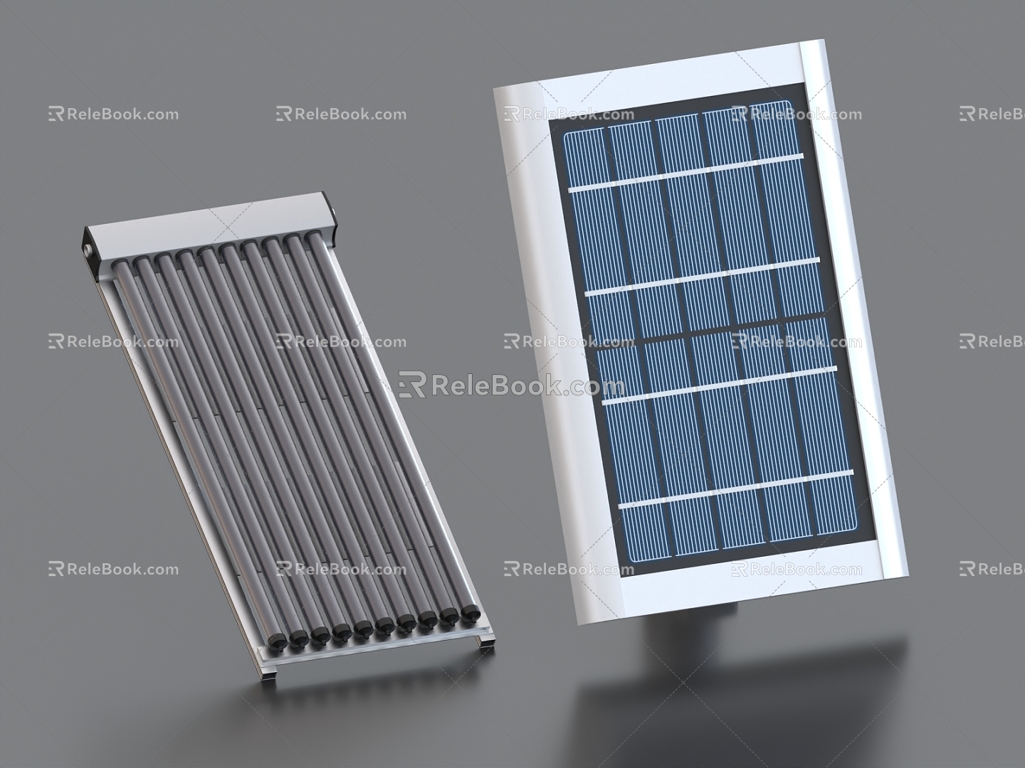 Solar panels, solar water heaters, solar panels, new energy equipment, solar cells model