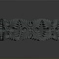 Ornate Gray Fashion Accessory With Intricate Hollow Patterns And Circular Design