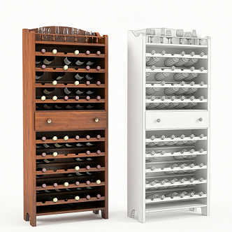 Wine Cabinet 3d model